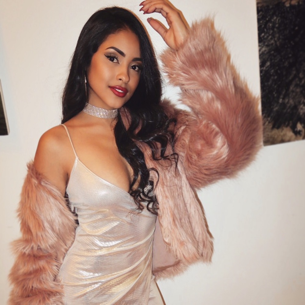 Gold dress
